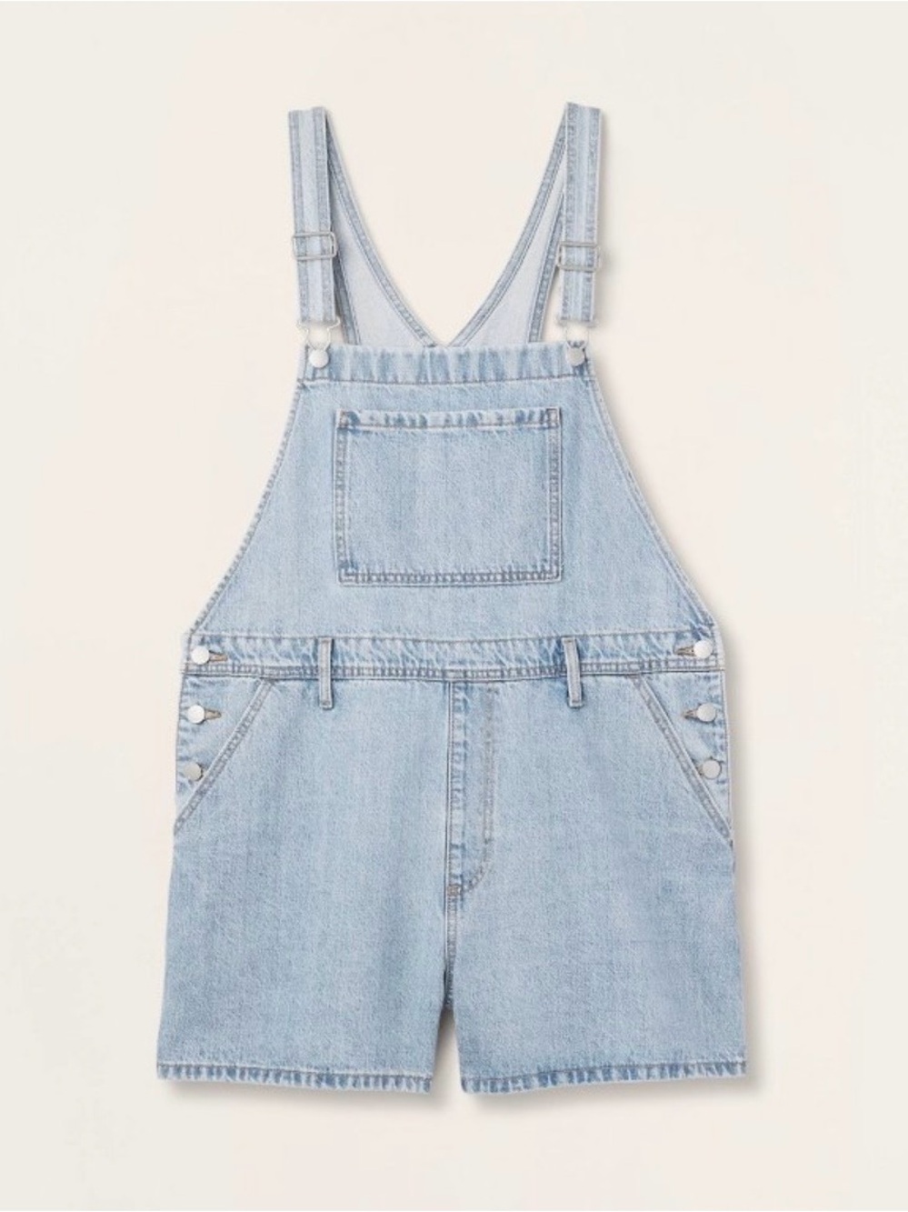 PARKE x Target Women's Denim Shortalls Light Wash XS